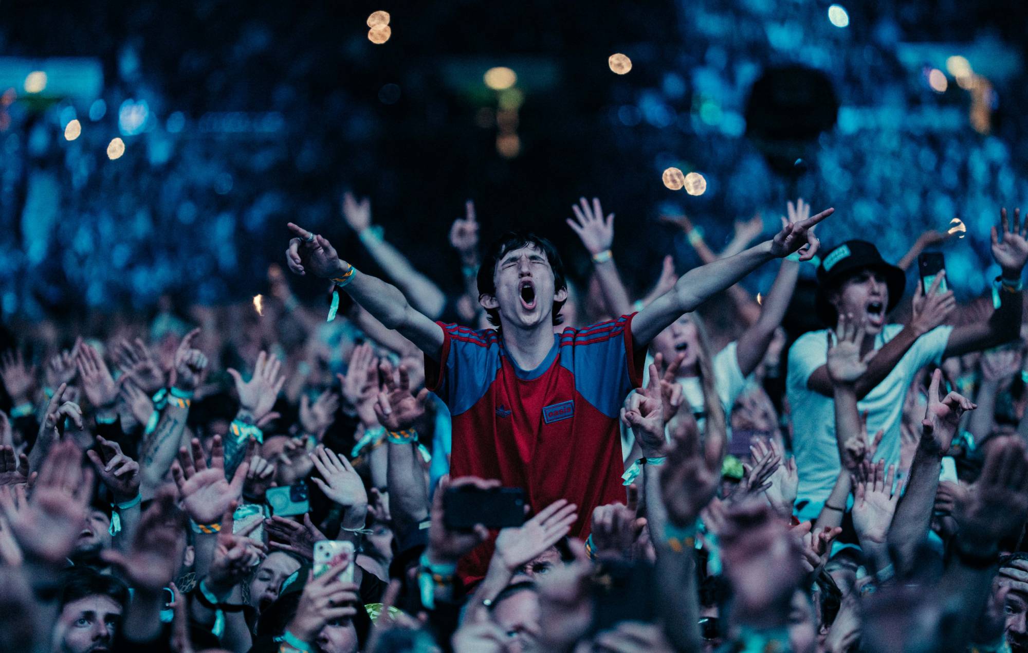 Oasis 'sidste aften på Wembley Stadium. Kredit: Big Brother -optagelser