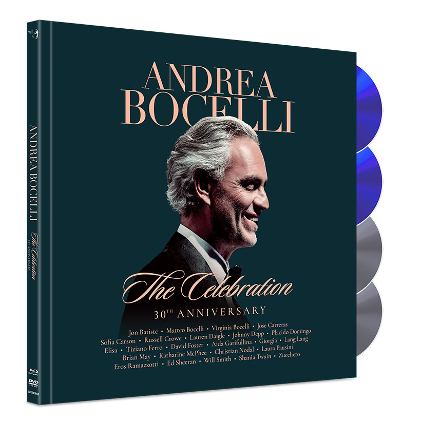 Andrea Bocellis 'The Celebration: 30 -års jubilæum' kommer til fysiske medier