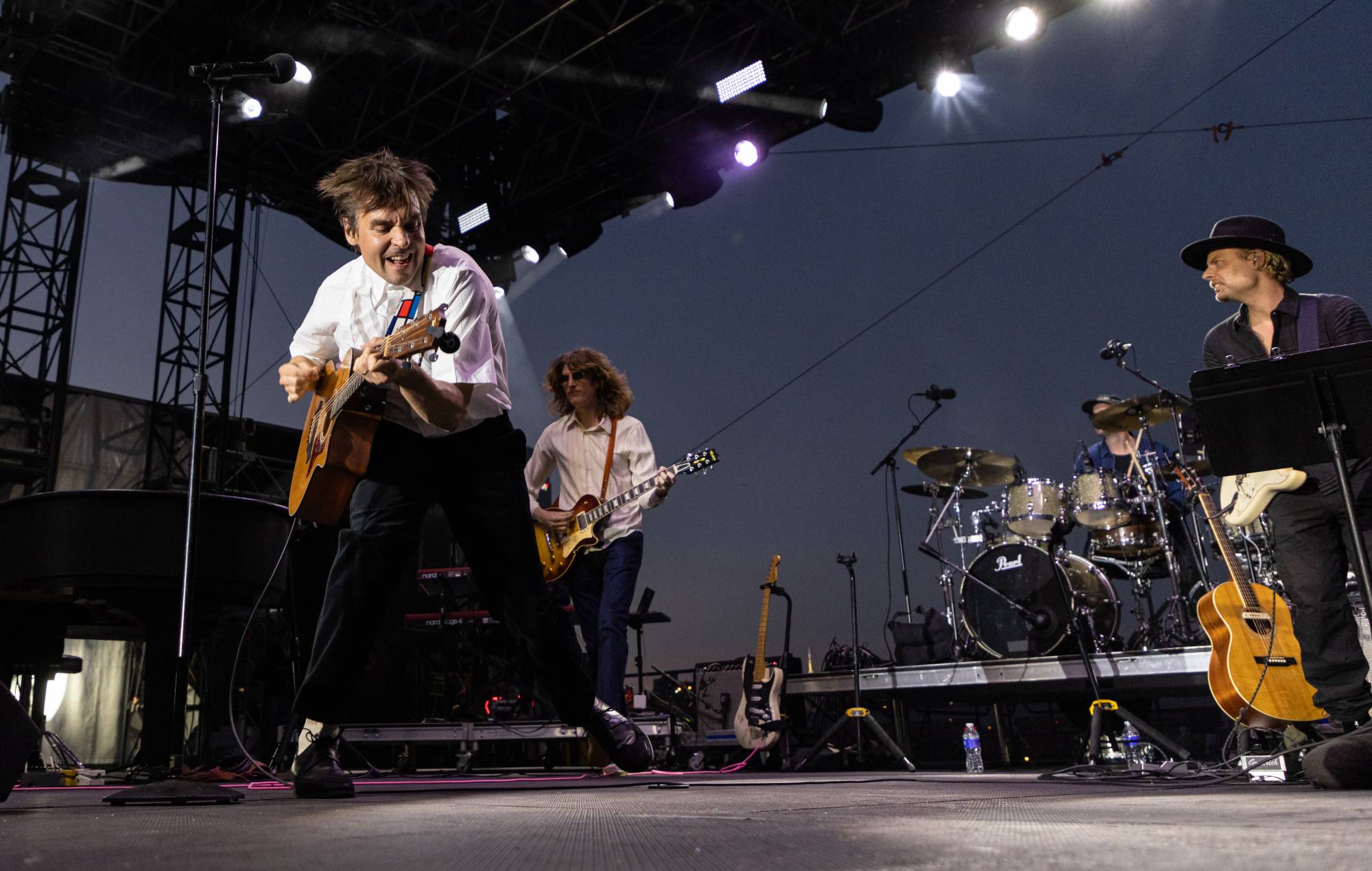 Justin Craig og Will Butler ved den 7. årlige Elsie Fest afholdt på The Rooftop på Pier 17 (Foto af Stephanie Augello/Variety via Getty Images)