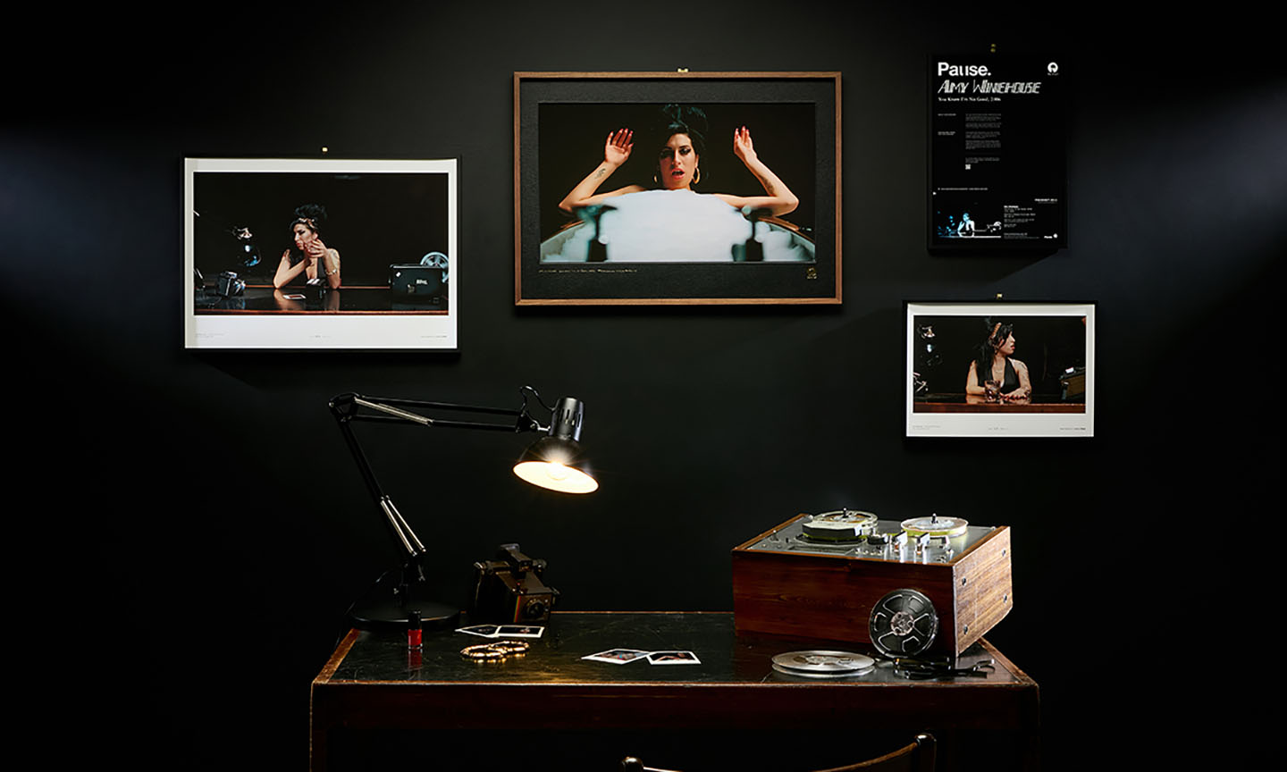 Unikke Amy Winehouse kunsttryk tilgængelige nu fra Pause Studio