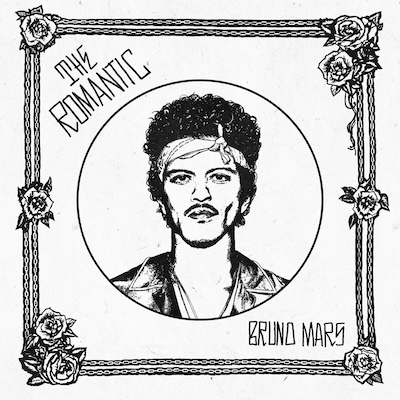 Bruno Mars 'The Romantic' kunstværk