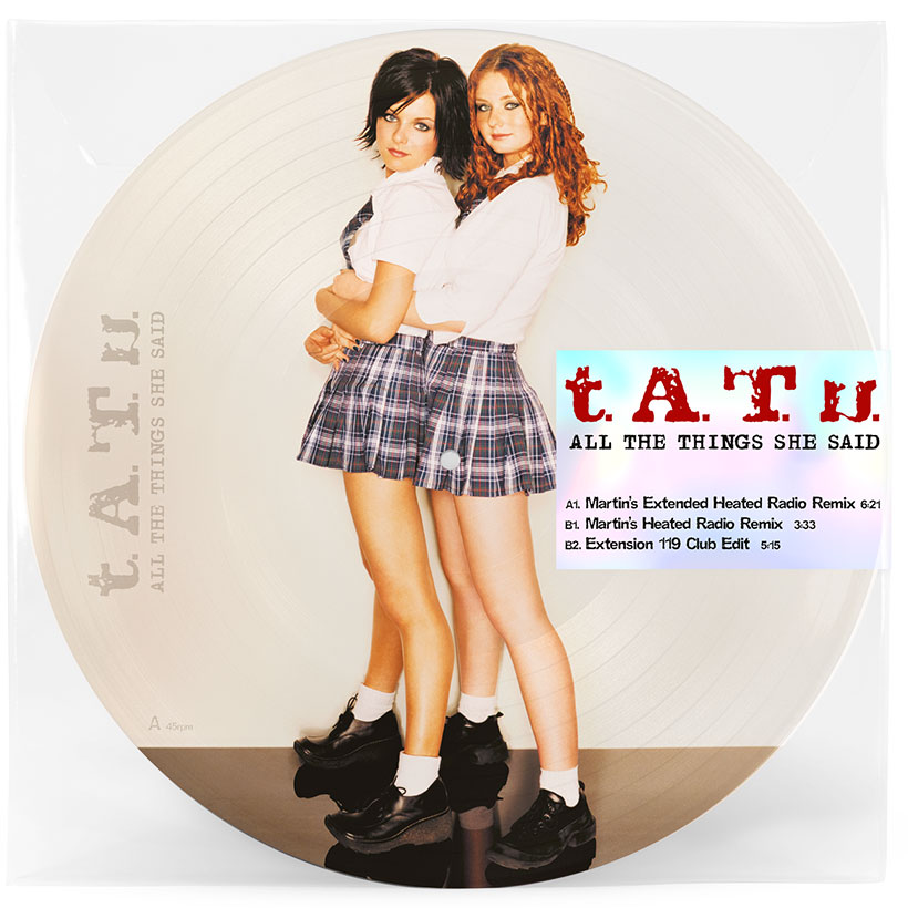 t.a.T.u. All The Things She Said picture disc vinyl