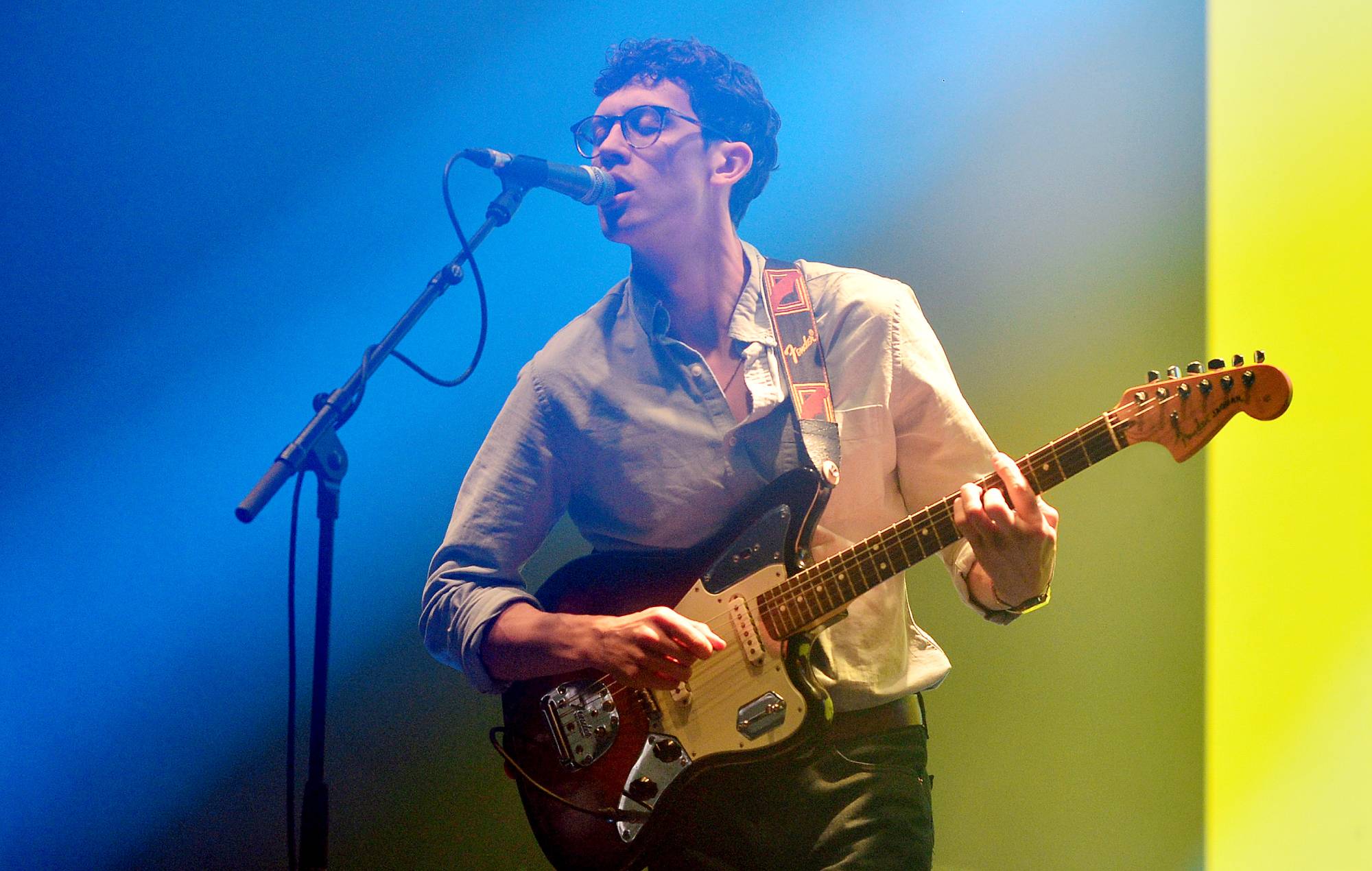 Jack Kaye optræder med The Magic Gang på All Points East Festival 2021 (Foto af Jim Dyson/Getty Images)