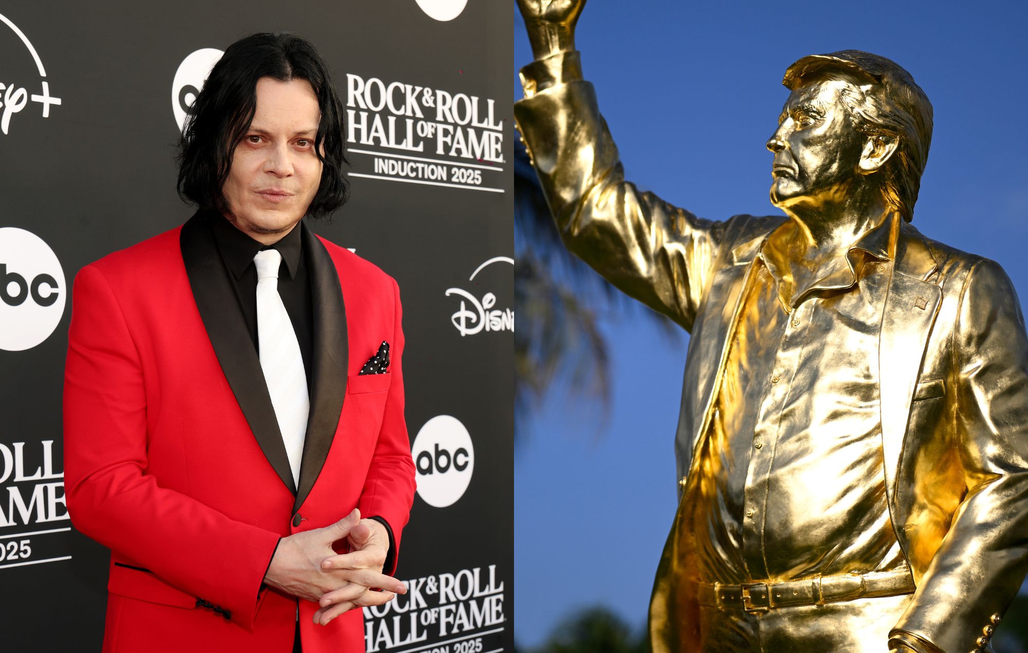 Jack White reagerer på Donald Trumps nye gyldne statue i Miami