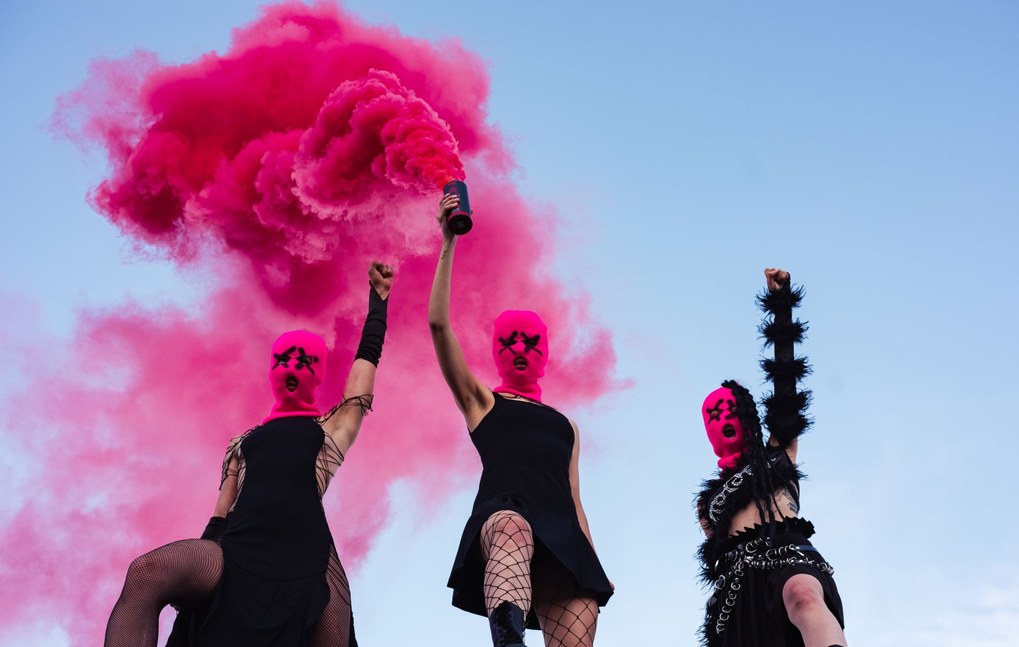 Pussy Riot i Moskva. Kredit: Max Avdeev