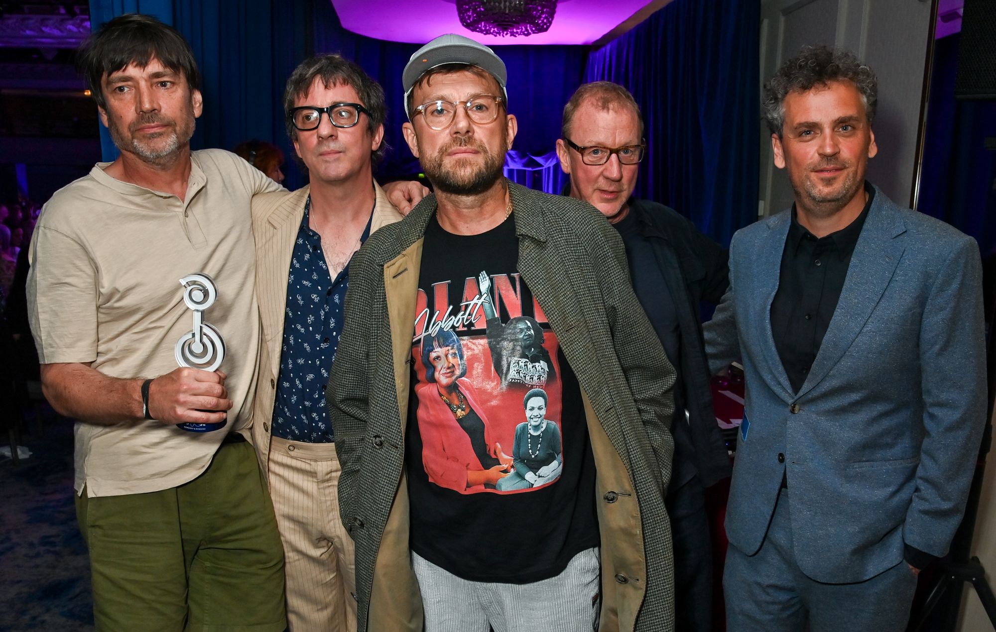 Blur med James Ford ved Nordoff og Robbins O2 Silver Clef Awards 2024 (Foto af Dave Benett/Getty Images)