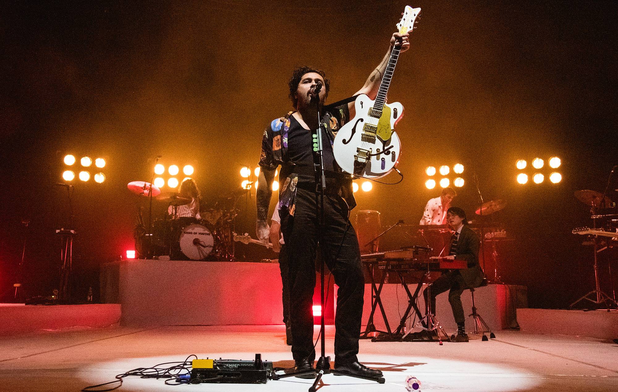 Gang of Youths optræder på O2 Academy Brixton den 15. marts 2022 i London, England. (Foto af Joseph Okpako/WireImage)