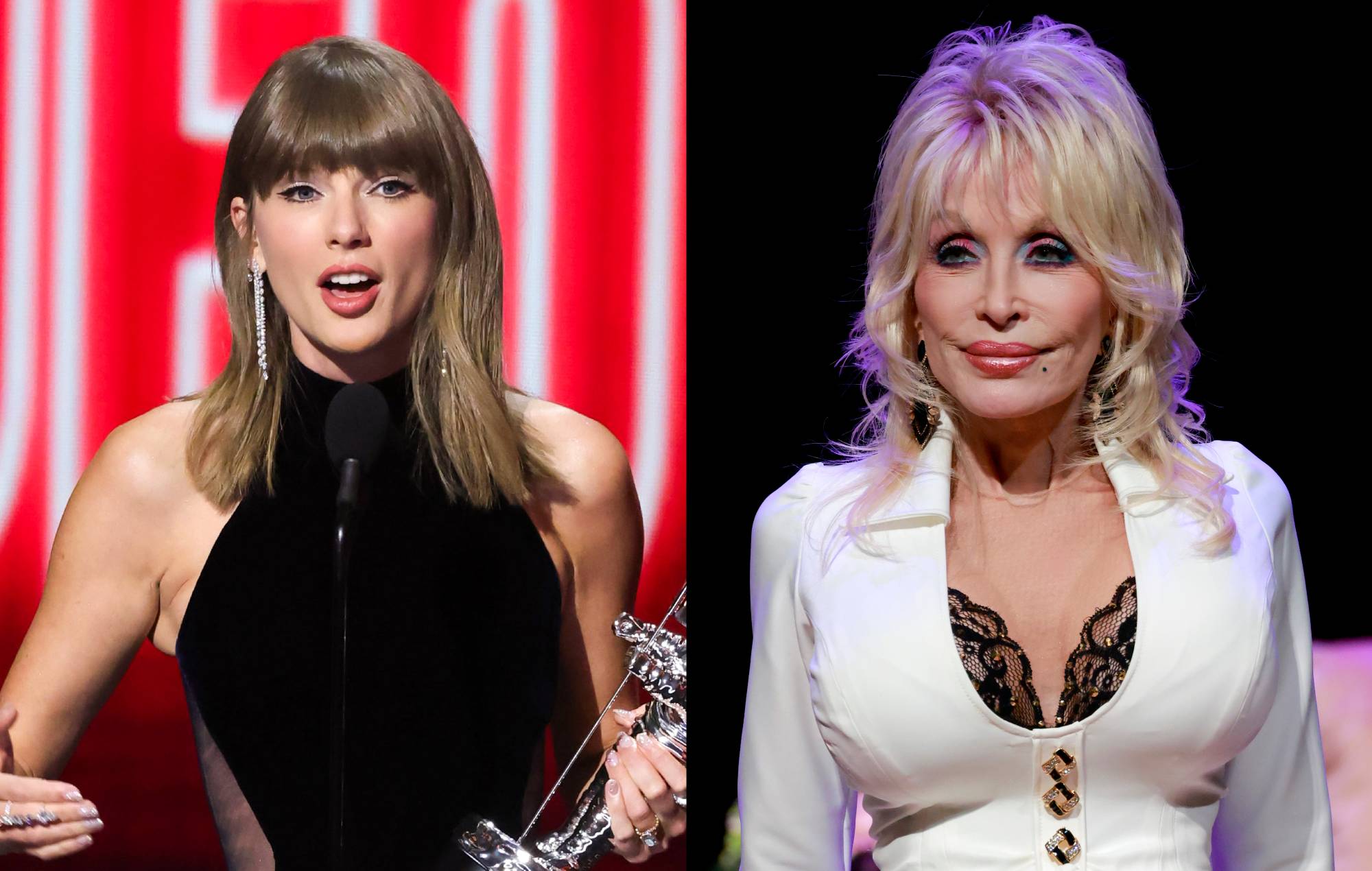 Taylor Swift dedikerer VMA Video Of The Year-prisen til "den ultimative showgirl" Dolly Parton