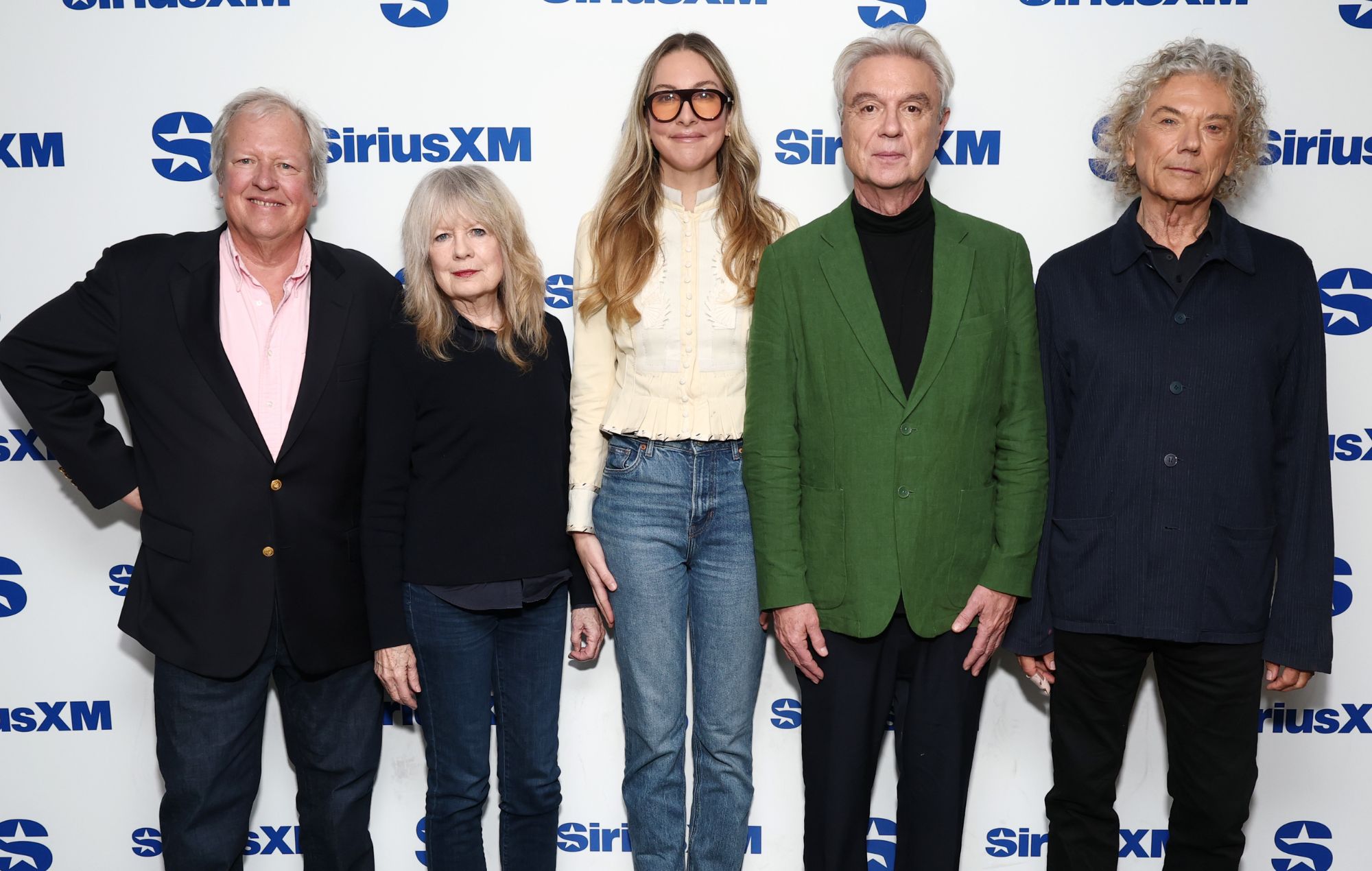 Talking Heads at SiriusXM radio Q&A. CREDIT: Getty Images for SiriusXM