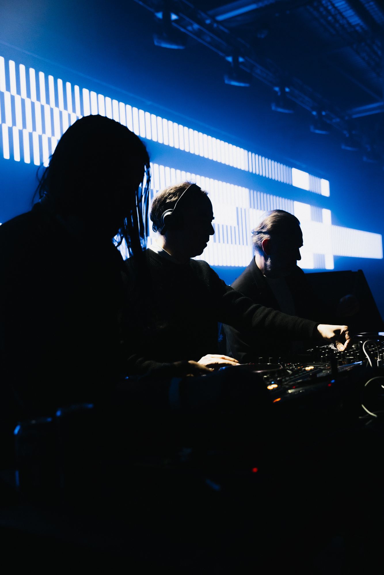 Erol Alkan og 2ManyDJs på Bugged Out. Kredit: Graham Joy