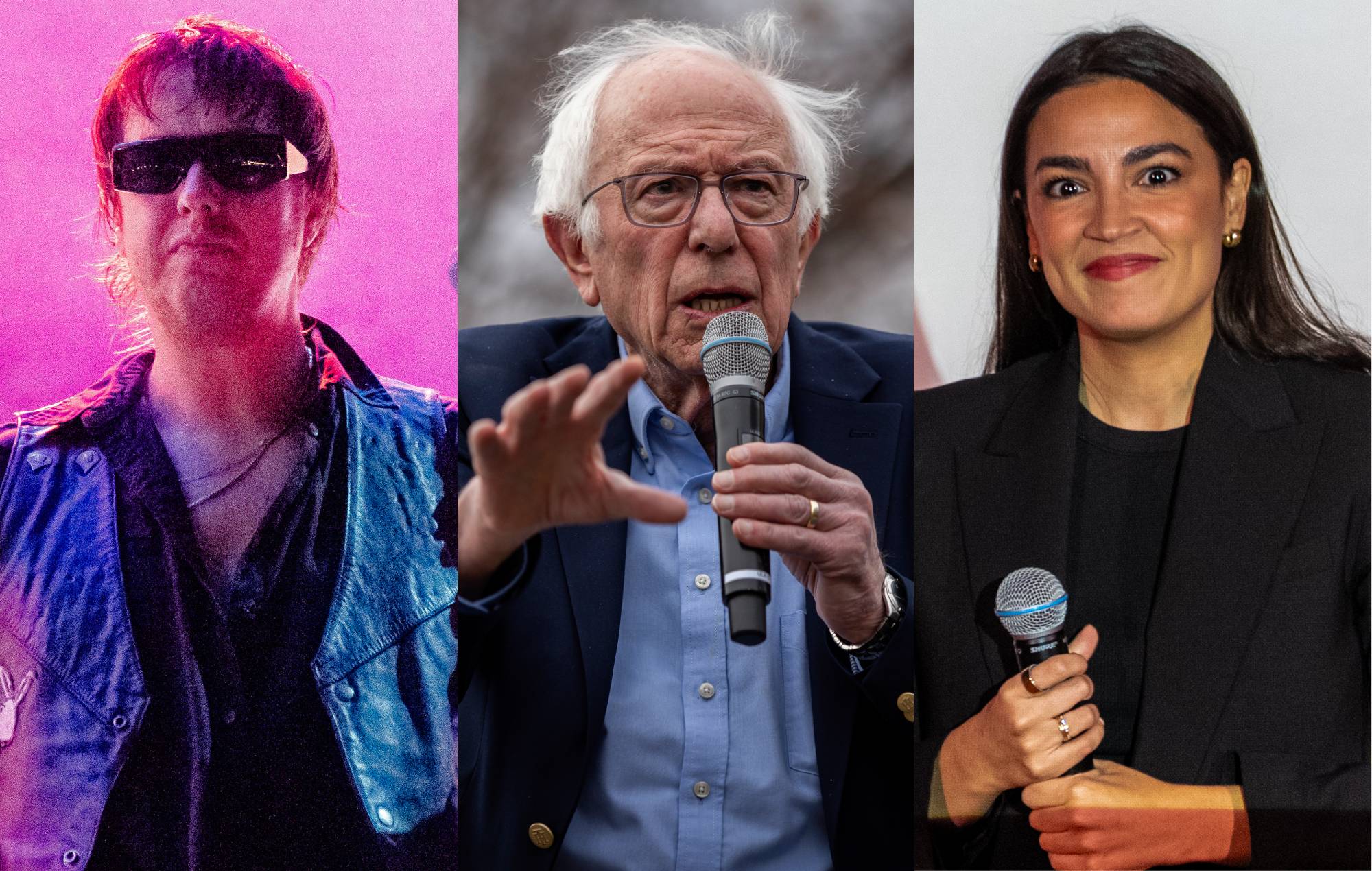 Se Bernie Sanders og AOC introducere The Strokes ved det store NYC-hjemkomstshow